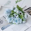 Decoratieve bloemen kunstmatige bruid houd boeket trouwhuis decoratie accessoires huishoudelijke producten zijden hortensia nep planten