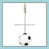 Other Event Party Supplies Sport Ball P O Clip Alligator Wire Card Memo Holder Table Place Favor Sn988 Drop Delivery Home Garden Fe Dhyif