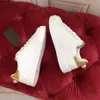 Screener sneaker beige läderskor Italien vintage män kvinnor röda webbband lyxiga designers sneakers bi-c-color gummisula klassisk casual sko 35-45 hm8ji00002