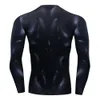 Men's T-Shirts men's sports fitness clothing 3D printing T-shirt men and women fashion Long short sleeve O-neck top Tight Tops 230130