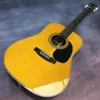 41 "D barrel original corner face yellow solid wood throwing face acoustic acoustic guitar