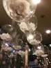 Party Decoration 1-10pcs Bubble Clear Transparent Inga rynkor Helium Balloons Globos Birthday Wedding Decor Supplies Ballon Gifts