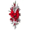 Decorative Flowers Garlands For Decor Christmas Safe Tree Wreaths Wreath Front Door Indoor Outdoor Fireplace Wall And
