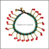 Anklets Bohemian Style Bells And Stones Bracelets Summer Beach Trendy Ankle Anklet Bracelet Sexy Sandal Foot Drop Delivery Jewelry Dhsa4