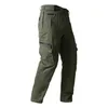 Męskie spodnie 2023 Męskie spodnie TAKTICAL CARGE Multi Pockets Bawełniane męskie spodnie Sprężyna jesień swobodny luźne spodni plus s5xl 230131
