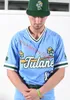 Bennett Lee 2024 Tulane Green Wave Baseball Jersey Trevor Minder Jared Hart Luis Aviles Chase Engelhard Jackson Linn Tulane Jerseys Custom