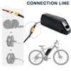 Batería de bicicleta eléctrica Polly li-oin de 36V, 48V, 20Ah, 52V, 21Ah, batería de litio recargable para Motor de 500W, 1000W y 1200W