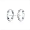 Hoop Huggie Ohrringe für Frauen 925 Sterling Silber Minimalistischer einfacher Kreis Earing Echter koreanischer Modeschmuck Drop Lieferung Dhmod