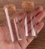 30 مل الحجم 27*70mm أنبوب اختبار مع Cork Stopper زجاجات التوابل حاويات الجرار قوارير DIY Craftgood Qty 24pcs بالجملة