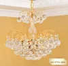 Chandeliers Luxury Kronleuchter LED Chandelier Crystal Golden Modern E14 Ceiling Fixture Lights Home El Deco