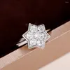 Wedding Rings Caoshi Chic Persoonlijkheid Star Ring Vrouw dagelijks draagbare accessoires Delicate Design sieraden voor vrouwen prachtige cadeau