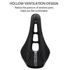 S Wheel Up Ultra-Light MTB Road Bicycle Carbon Fiber Hollow Bike Cushion Seat Saddle Replacement Accessory 0131