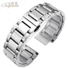 Solid 316l Aço inoxidável Bandas de relógio Silver 18mm 20mm 21mm 22mm 23mm 24mm Metal Relógio Metal Straps Watches Bracelet Tool248H1043804