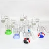 Wasserpfeifen 14 mm 18 mm Reclaim Catchers Adapter Ashcatcher Glas Ash Catcher Percolator für Bong WaterPipes mit 4 mm Quarz Banger