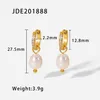 2023 Kobiety Pearl Dangle Projektanci Listy Kolczyki Kryształowa luksusowa marka 18K Gold Gold na przyjęcie weselne Akcesoria