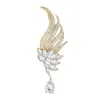 Brooches SUYU Copper Micro Inlaid Cubic Zirconia Angel Feathers Luxury Brooch Jewelry Gift Clothing Accessories