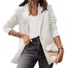 Women's Suits Autumn Blazer Long Sleeves Suit Coat Women Single Breasted Winter Work Jacket