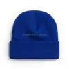 Beanie/Skull Caps Autunno Inverno Uomo Donna Cappello lavorato a maglia Tinta unita Berretti Skl Cappelli caldi Drop Delivery Accessori moda Sciarpe G Dhwny