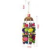 Andere vogels benodigdheden 1 st Pet Parrot Toys houten duurzaam s kauw groot kleurrijk voor macaw swing speelgoed s accessoires Hun 230130