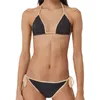 女性デザイナーのための格子縞のパターン水着ビキニファッションセクシーな水着レディースビーチウェアバケーションスイートスーツ