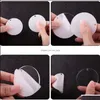 Klapetyki Kluczowe Pierścienie 120pcs Blak Bluza Pusta akrylowa Clear Circle Discs z otworem Kolorfy Krężniczki do DIY Projects Cra Dhqtt