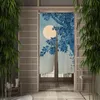 Curtain Japanese Natural Scenery Door Bedroom Kitchen Partition Half Panel Home Decoration Blackout