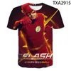 Men's T Shirts Summer Flash Movie 3D Shirt Casual Streetwear Boy Girl Kids Fashion Men Women Children Print T-shirt Tops Tee