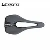 Bike Saddles Litepro PU Leather Hollow Riding Seat Saddle Mountain Folding Bicycle Comfortable Long-distance Cushion Accessories 0131