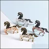 Pins Brooches Animal Horse Gutta Percha Colored Brooch Pin Jewelry Yiwu 72C3 Drop Delivery Dho7S
