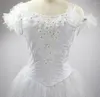 Сценическая одежда, белое длинное романтическое балетное платье для женщин и девочек, белое длинное романтическое платье
