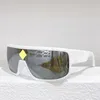 Lato CYCLONE SPORT MASKA OKULARY PRZECIWSŁONECZNE Dla Mężczyzn i Kobiet styl Kryształowy Kwiat nad mostkiem odcienie Z1741 Retro Czarne soczewki Okulary Podróżne Marka projektant Z pudełkiem