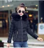 여자 트렌치 코트 여자 겨울 자켓과 2023 여자 파카 두꺼운 따뜻한 가짜 모피 칼라 후드 아노락 레이디스 재킷 여성 manteau