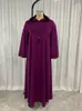 Plus size jurken toleen dames maat maxi jurk veer casual chic elegante lage mouw abaya moslim kalkoen avondje bruiloft kleding 230130