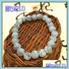 Braccialetti con ciondoli Braccialetto fatto a mano con perline di vetro naturale Gioielli da donna Crystal Bdehome Drop Delivery Dhrnp