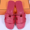 Kvinnor orans sandaler platt häl sommar äkta läder läder platt multi mönster färger stim fritid komplett uppsättning o