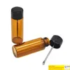 Glass Snuff Cylindrical Type Storage Bottle Smoking Accessories With Metal Spoon 2Colour Spice Dry herb Pill Box