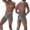 Calzoncillos 4 unids / set algodón boxer shorts hombres bragas ropa interior masculina para hombre sexy homme boxershorts caja marca lencería gay 230131