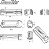 بطارية 36V الأصلية 48V Ebike Bative Haiyang Downtube 20a 30a 40a BMS 18650 Cell BBBS02 BBS03 BBSHD 350W 500W 750W 1000W