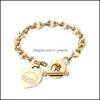 Charm Armbänder Liebe Herz Edelstahl O Kette Personalisierte Bibel Prbs Armband Für Frauen Gold Schmuck Geschenk Drop Lieferung Otoxc