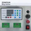 Zonesun 충전 기계 자동 2 헤드 핸드 소독제 향수 젤 액체 물 주스 우유 와인 병 포장 필러