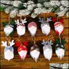 Kerstdecoraties 5 stks/Lot Tree Hangende Gnomes Ornamenten Zweeds handgemaakte Handgemaakte pluche Santa Home Decor Holiday PAB12035 Drop levering OT8EG