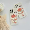 Plush hafted Little Fat Bear Telefone Case na iPhone 14 Plus 14 Pro 11 12 13 Pro