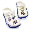 Parti di scarpe Accessori Colorfs Cartoon Croc Charms Pvc Shoecharms Fibbia Moda Zoccolo Bracciale Polsino Parte Drop Consegna Scarpe Dh4Vm