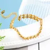 Charm-Armbänder ZG 2023 Armband für Paare Titanstahl Kleine Goldperlen Farbe Europäischer und amerikanischer Trend Unisex-Schmuck