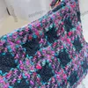22K Женская шерстяная твидовая бродяга с загрязненными сумками весенние пурпурные сумочки