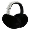 Bérets mode peluche sensation femme hiver cache-oreilles chaud cache-oreilles casque forme filles cache-oreilles écouteurs chauffe-bérets Elob22