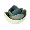 Plates 1 Set Special Snack Tray Wear-resistant Fruit Bowl Smooth Surface Storing Dining Room Lotus Shape Crafts Nut Storage