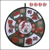 Décorations De Noël Ball Dart Board Avec 4 Balles Collantes Classique Lancer Jouet Enfants Sports De Plein Air Intérieur Jouets Pab11964 Drop Del Otjsm