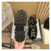 Сандалии Huostar Designer Thick Sole P Black White Gear Hollow Woven Toe Buckle Size 3441 Повседневная обувь для увеличения фабричного падения Deliv Dhztf