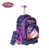 Duffel -tassen 18 inch School Wiel Rugack Bag Wheels for Children Travel Trolley Teenagers Rolling Bagage 1